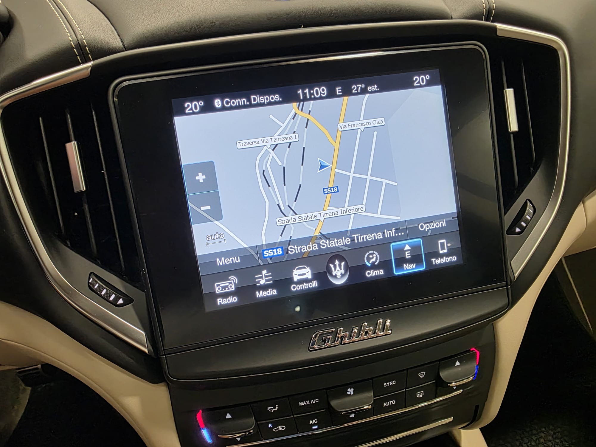 Maserati Ghibli 3.0 V6 250cv Km Certificati “Pari al nuovo”
